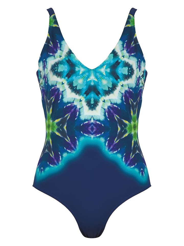 Naturana Shape-Badeanzug in Blau - 50B-Cup