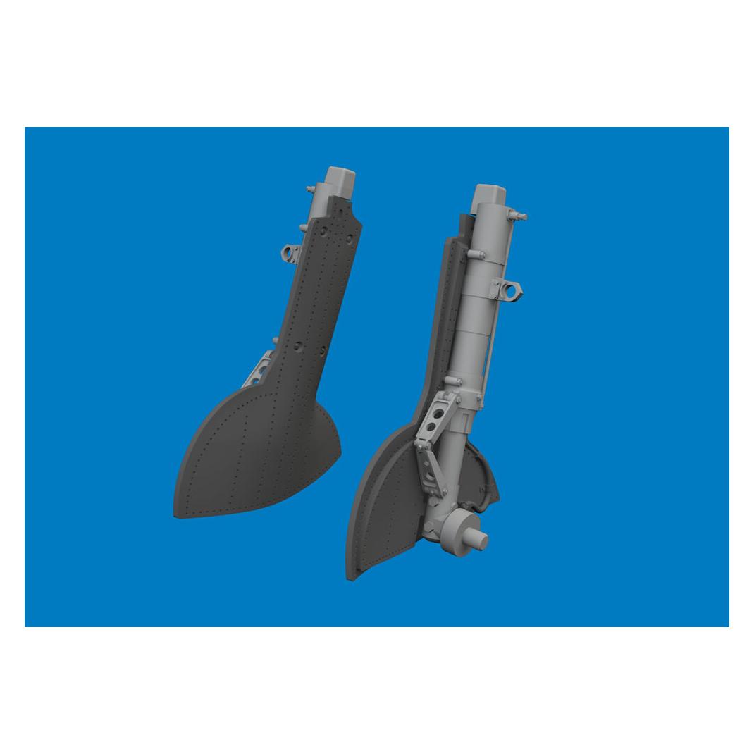 Eduard Spitfire Mk.IX/XVI undercarriage legs PRINT for (6481169)