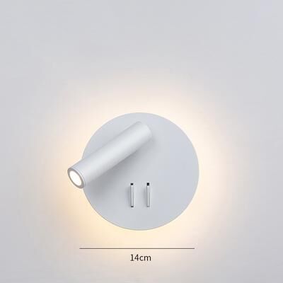 Friendly Fresh Finds Rechargeable Wall Sconce Wireless Wall Light With RGB LED Mood Lighting round