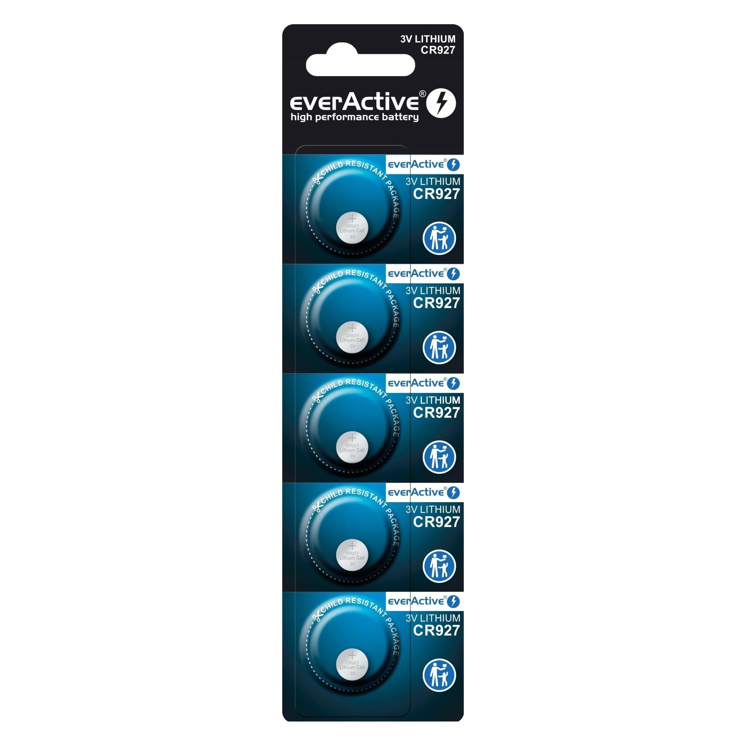 Everactive CR927 Lithium (5 Stk., Gerätespezifisch, 30 mAh) (HGP20099)