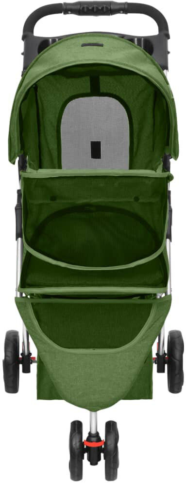Archie & Oscar Dellbrook Collapsible Pet Vehicle Travel Carrier with 1 Door Green Medium (20-50lbs)