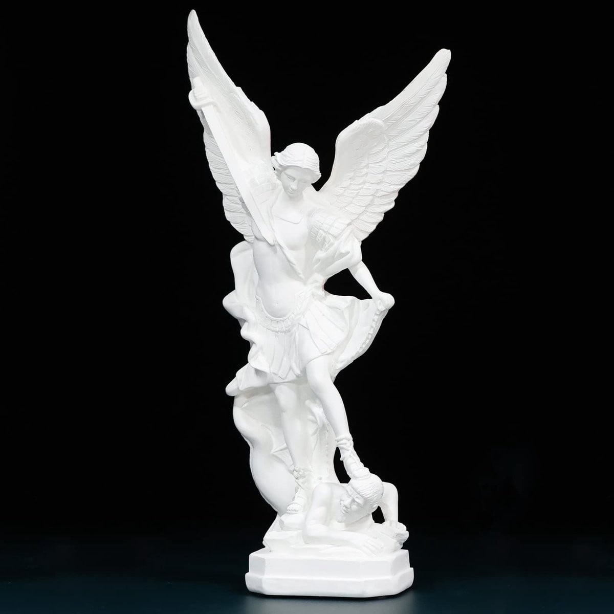 Solidchoice - Wit St. Michael Beeld van Resin voor Decoratie