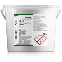 Fettlöser Langguth KR21 Paste W32 10 L Hochleistungsfettlöser für Küchen & Lebensmittelbetriebe