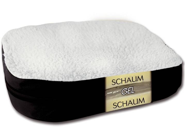 Gelkissen für bequemes Sitzen, Weiss