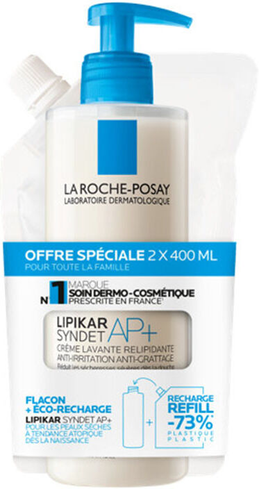 La Roche Posay Lipikar Syndet AP + Bain & Douche chez Kalista