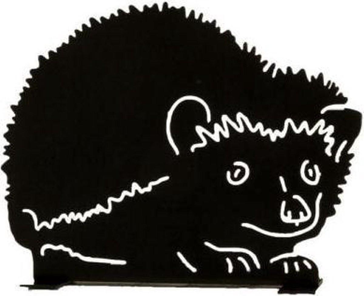 Silhouet egel decoratief object