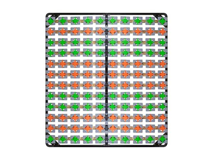 i-flair Tellerlattenrost 180x200 cm, Lattenrahmen Ergo IF57 mit Tellerfedern - für alle Matratzen und Betten geeignet