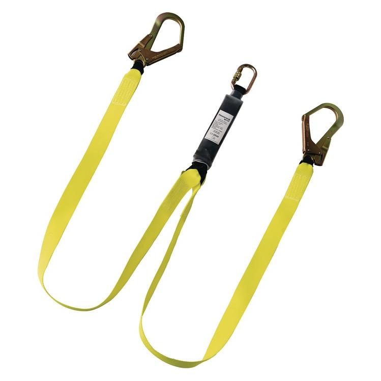 Honeywell Bandfalldämpfer H100 TWIN Lanyard Rebar Hook L.1,8m EN354,EN 355 (Falldämpfer, 149 kg) (H1TLRHEU)