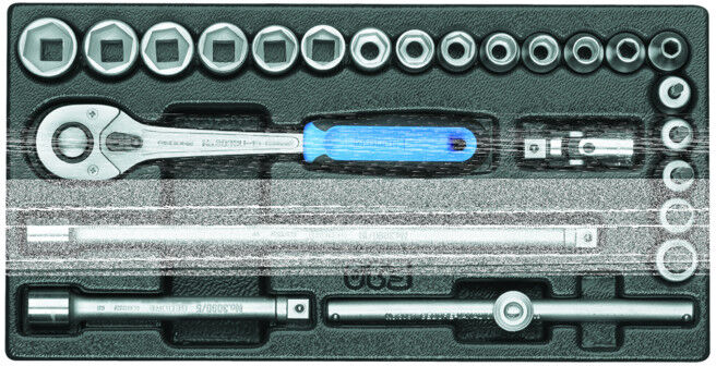 Module Gedore ES vide - 1500 ES-30 jeu de clés à douille 3/8 (5621220)