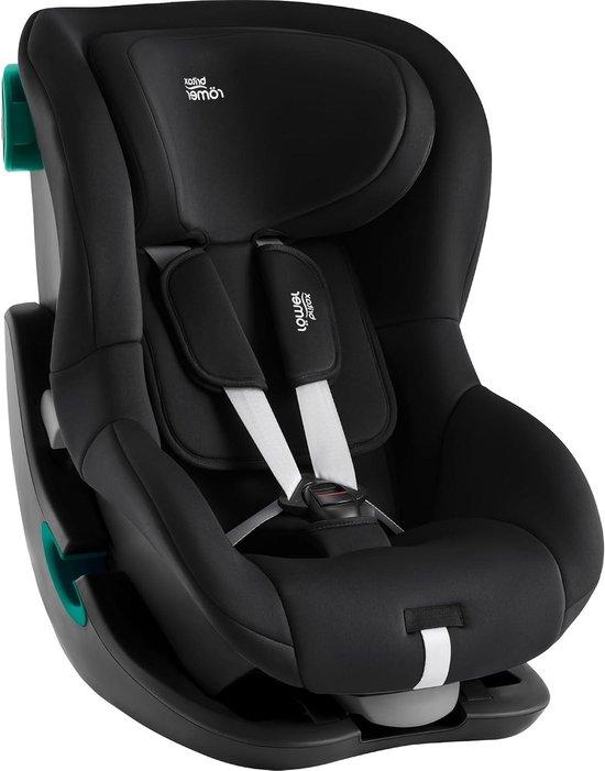 Autositz - Kindersitz, Nachfolger - Sichere Fahrt - Fünfpunkt-Gurt - 76-105 cm - Schwarz