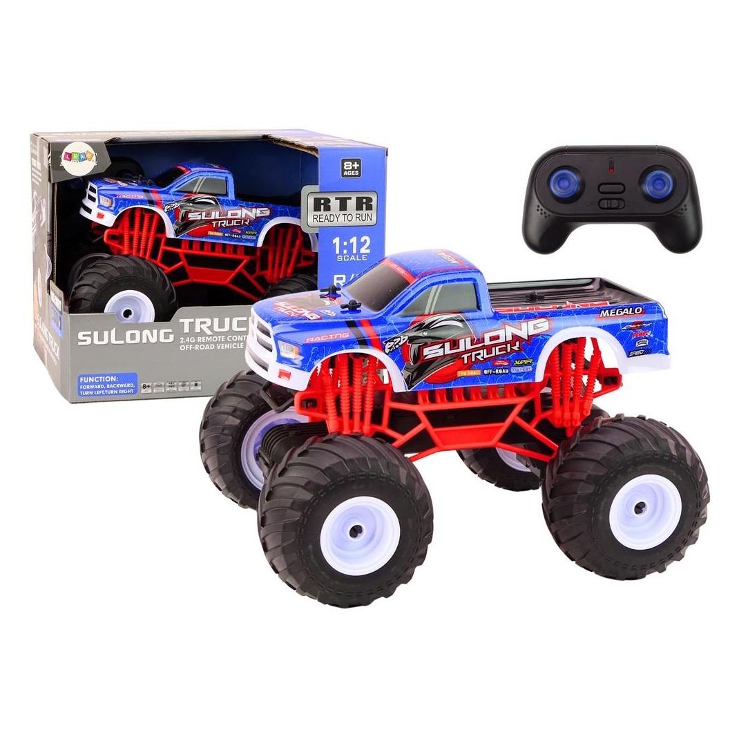 Lean Toys Geländewagen 2.4G R/C 1:12 blau (RTR Ready-to-Run) (49681025)