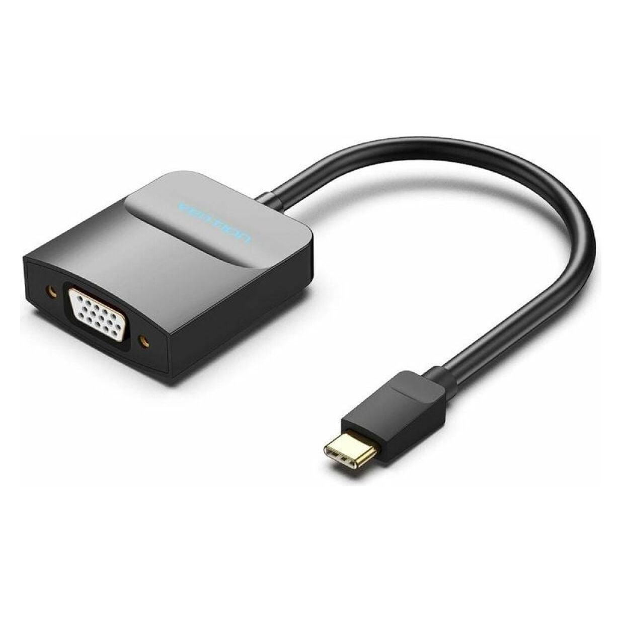 Vention USB-C to VGA external video adapter 0.15m Juodas (VGA) (TDDBB)
