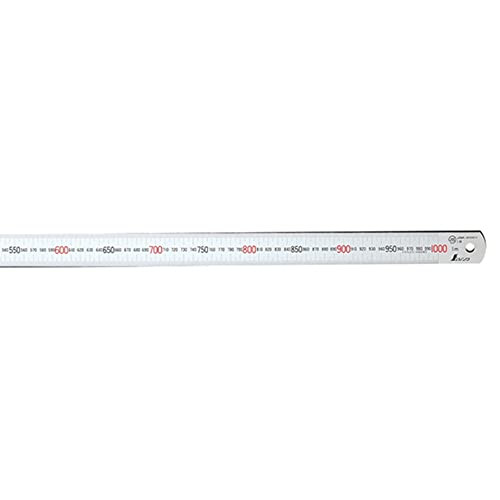 Shinwa Roestvrij Staal Liniaal 100cm - Precisie Meetinstrument