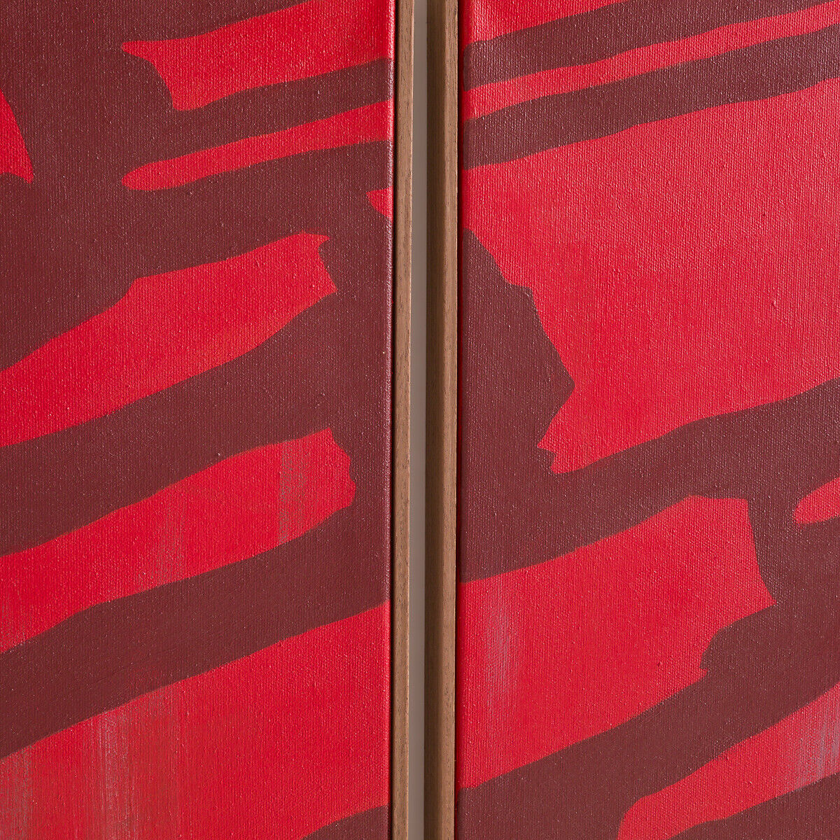 AM.PM Ensemble de 3 tableaux, peints à la main, Palim