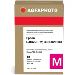 Agfaphoto, Druckerpatrone, kompatibel mit Epson SJIC22P- (M)