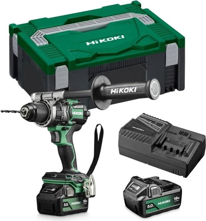 HiKOKI DS18DCWPZ Brushless Accuboormachine en schroefmachine 18V 5Ah 140Nm RFC HC