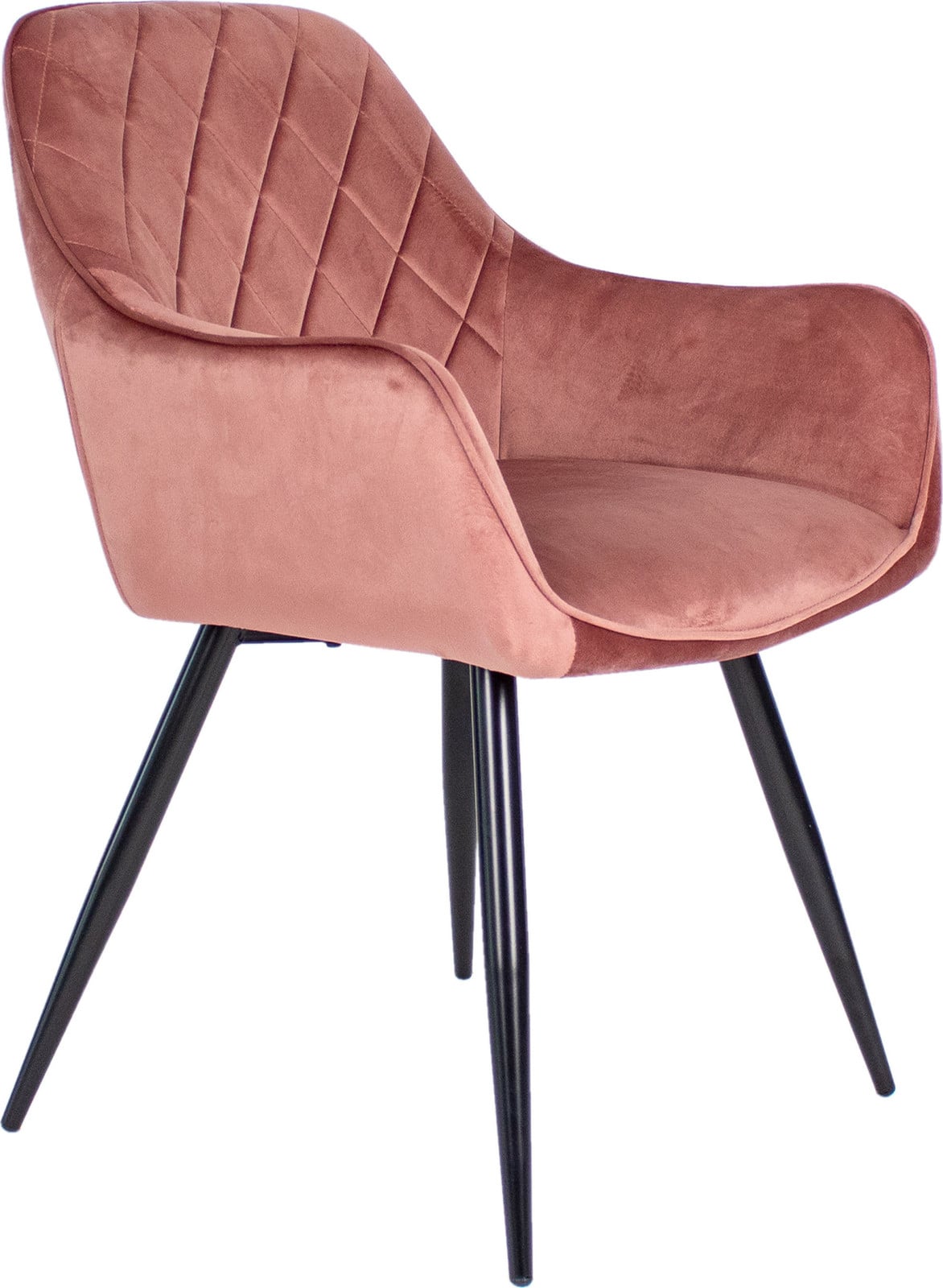 Kick Collection Eetkamerstoel Monza - Roze - Fluweelstof