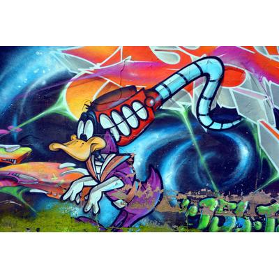 Fototapete PAPERMOON "Wald Landschaft", bunt, B:2m L:1,49m, Vlies, Tapeten