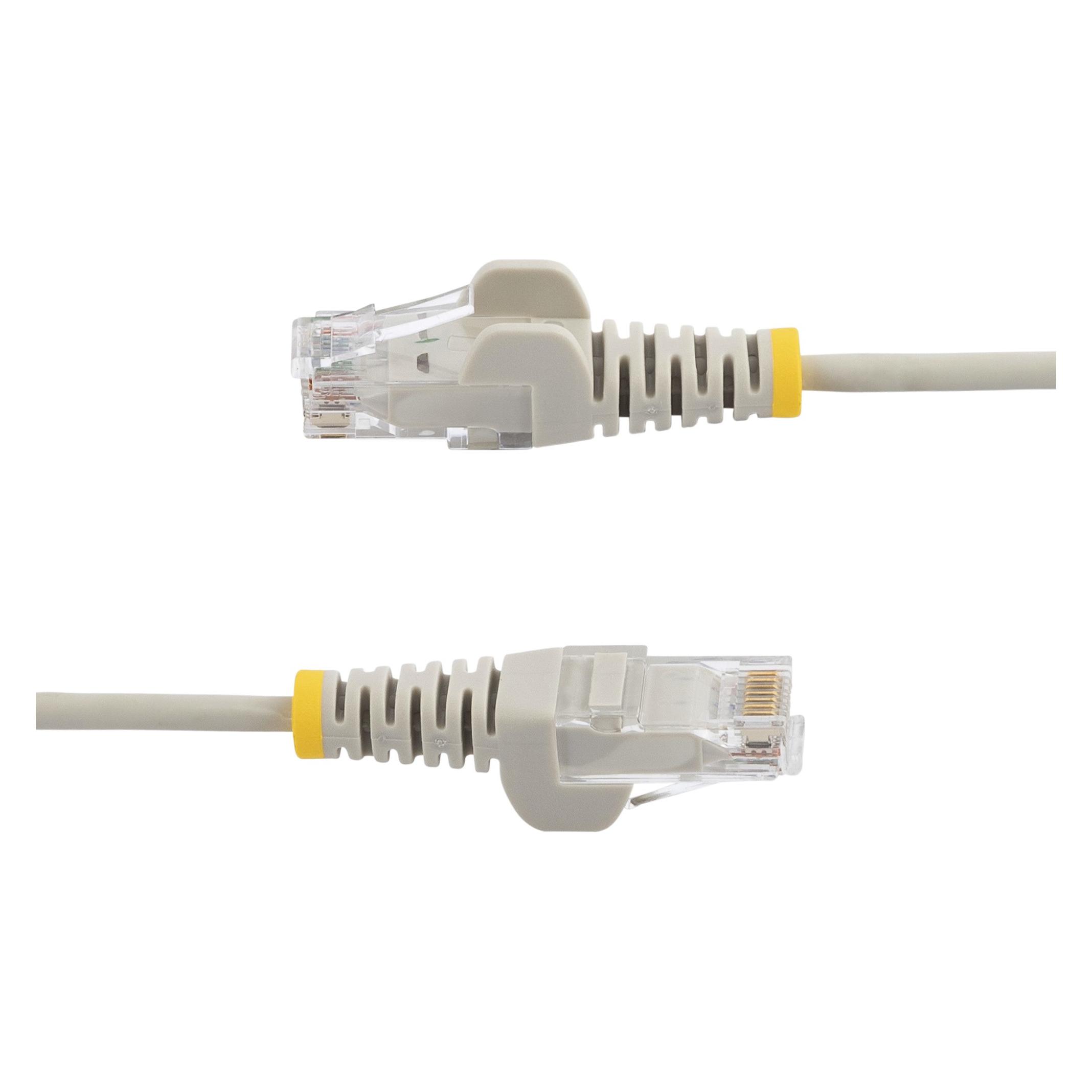 StarTech 3m Cat6-Kabelis - Schlankes Cat6-Patchkabel (U/UTP, CAT6, 3 m) (N6PAT300CMGRS)