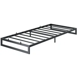 VitaliSpa, Bett, Bettgestell Lenora, Schwarz, 90x200 (90 x 200 cm)