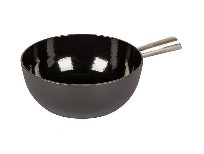 Stöckli Elégance Käsefonduecaquelon 24cm Schwarz