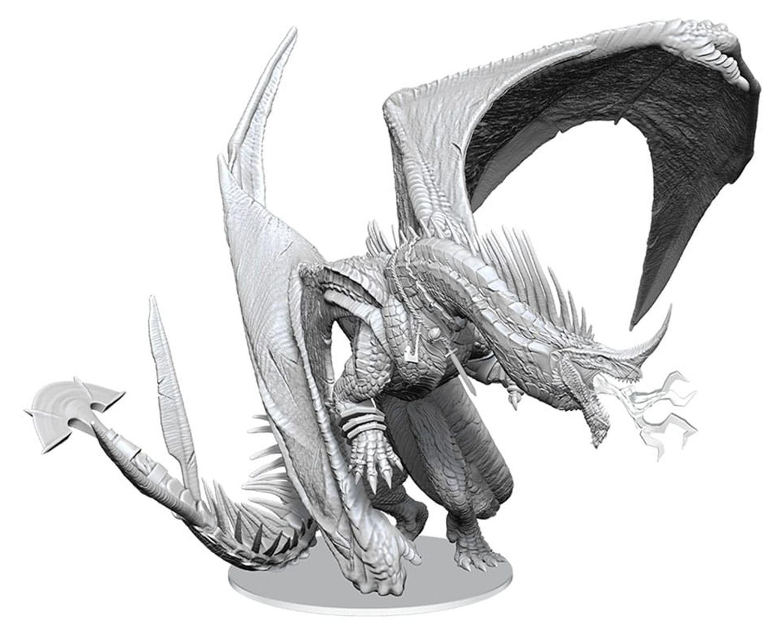 Wizkids D&D Nolzur's Fantastische Miniatuurfiguren: Oude Blauwe Draak, 20 cm