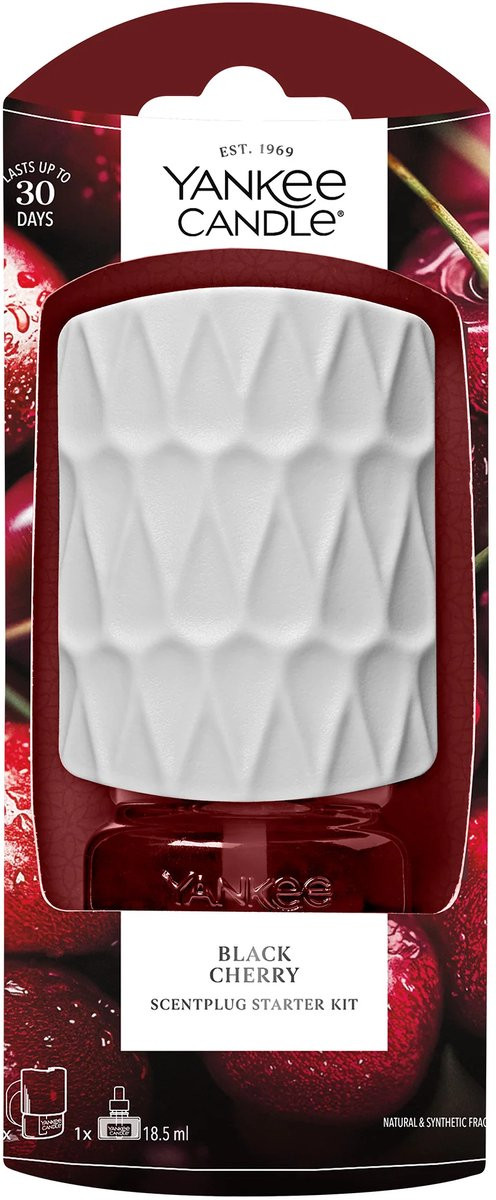 Yankee Candle Black Cherry Elektrische Diffuser Starter Kit