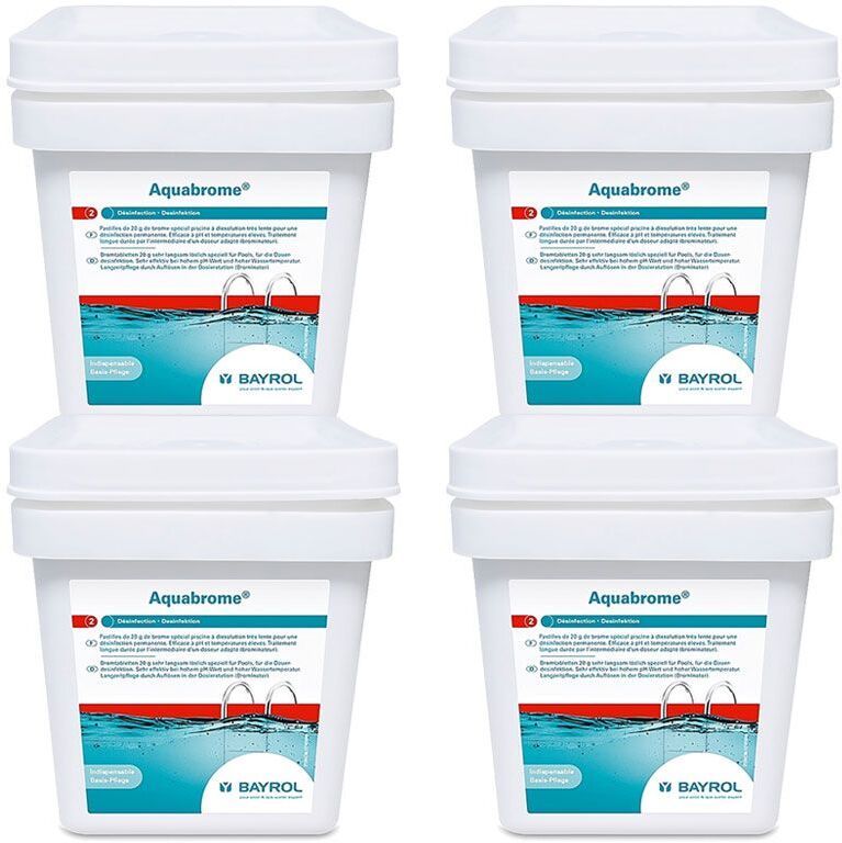 Aquabrome Bayrol - brome lent - 20 kg (4 seaux de 5 kg)