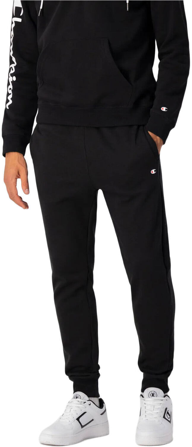 Champion classic rib cuff pants pantalón hombre Negro (L)