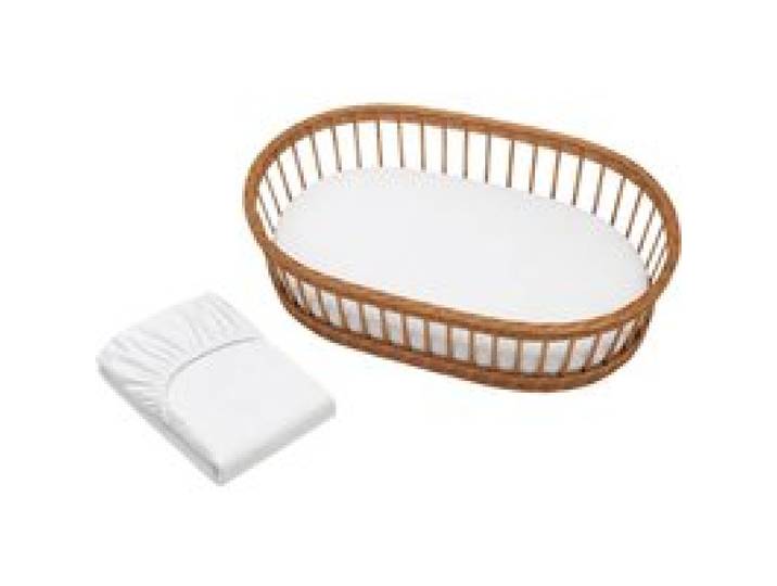 2er-Pack Spannbetttuch oval, klein