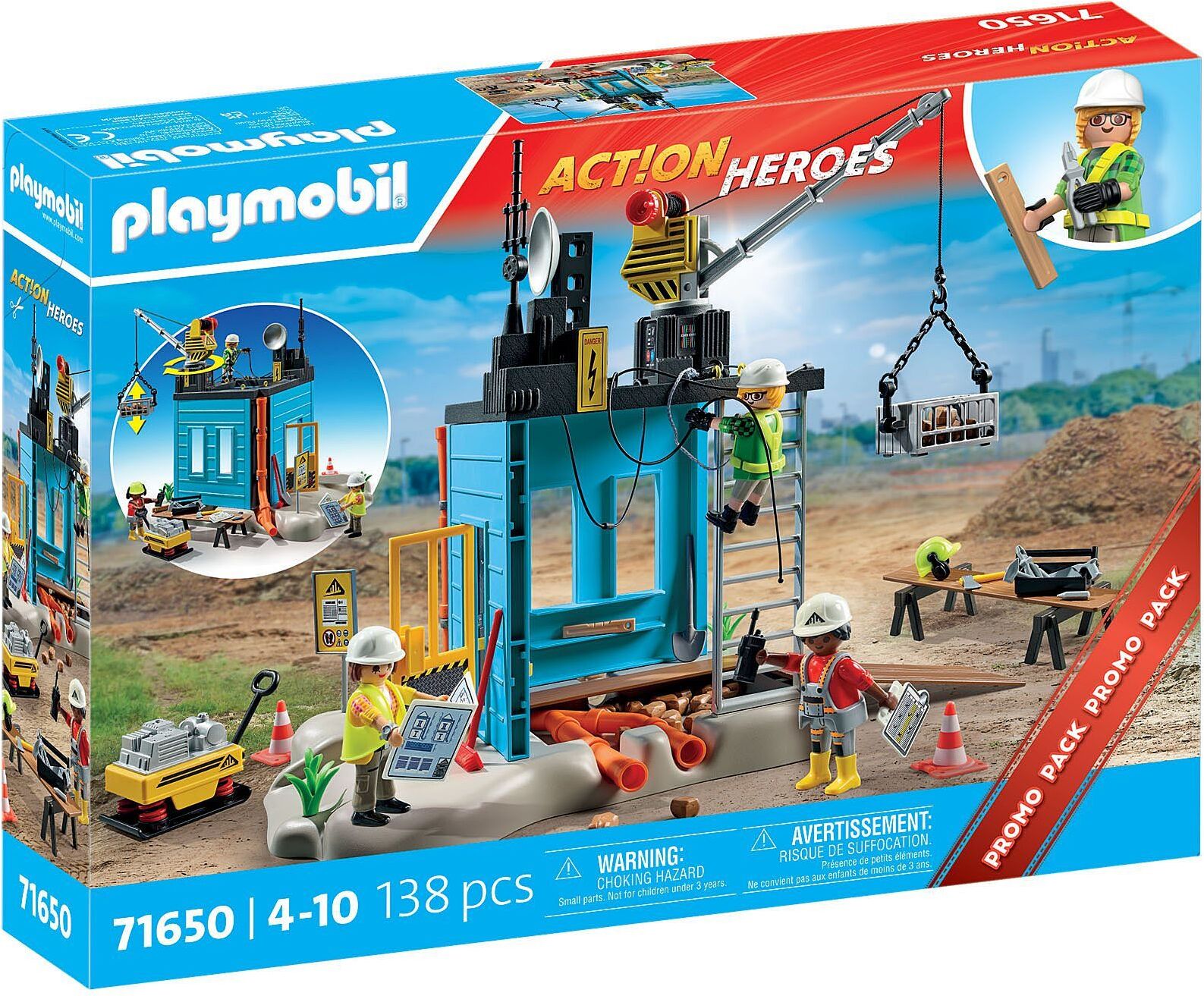 Playmobil - Construction site (71650)