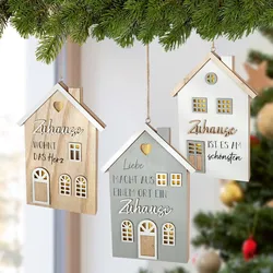 Deko Hänger Zuhause LED weiß