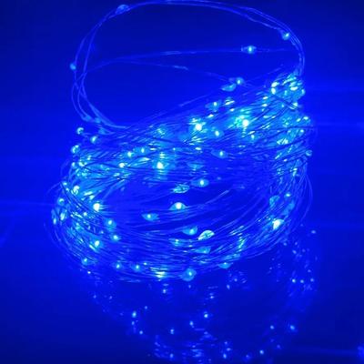 Uplift Picks Waterproof Copper Wire Fairy Lights For Effortless Celebrations And Cozy Decor blue 1m