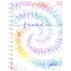 Herlitz New Batik Freedom Notizbuch A5 100 Blätter Mehrfarbig