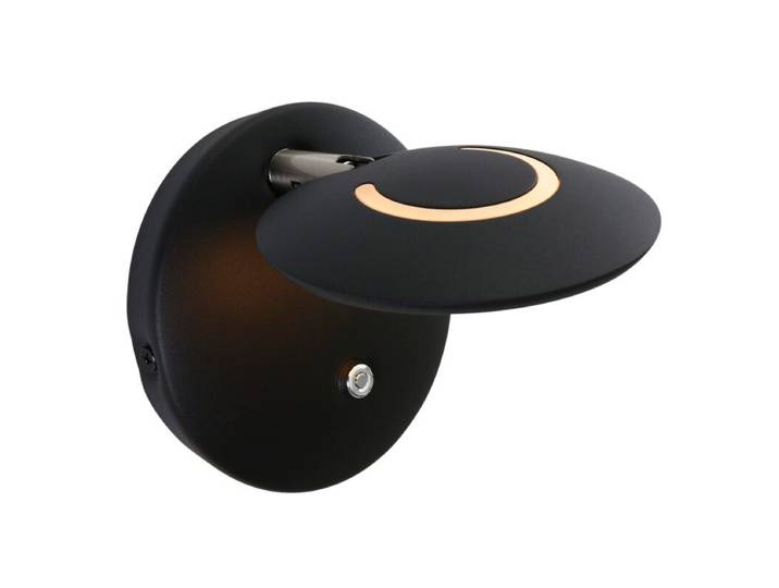 Steinhauer Exclusive Wandleuchte Zenith - Schwarz Modern CCT (Co