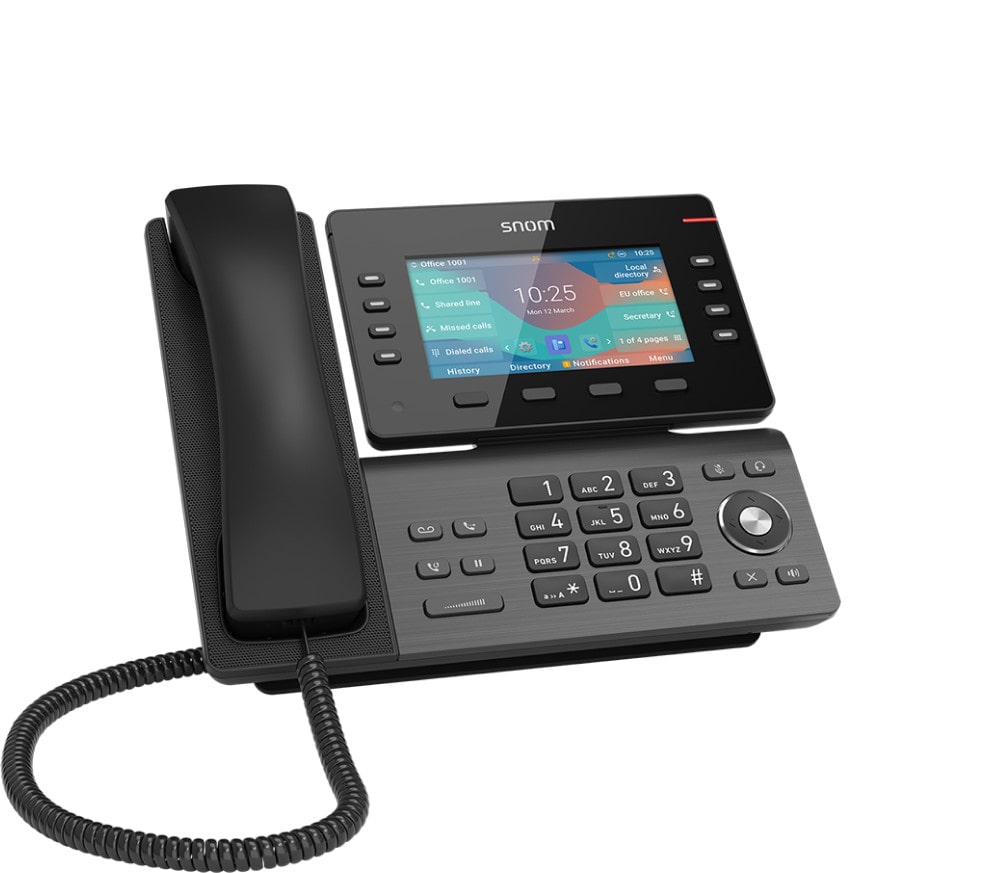 Snom D862 VoIP Telefon schwarz