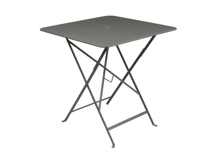 Fermob - Table carrée Bistro - Gris - Acier laqué - Designer Frédéric Sofia