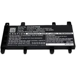 CoreParts MBXAS-BA0060 (5000 mAh), Notebook Akku, Schwarz