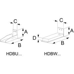 Simpson Strong-Tie, Holzverbinder, SST Zuganker Unterteil HDBU379G