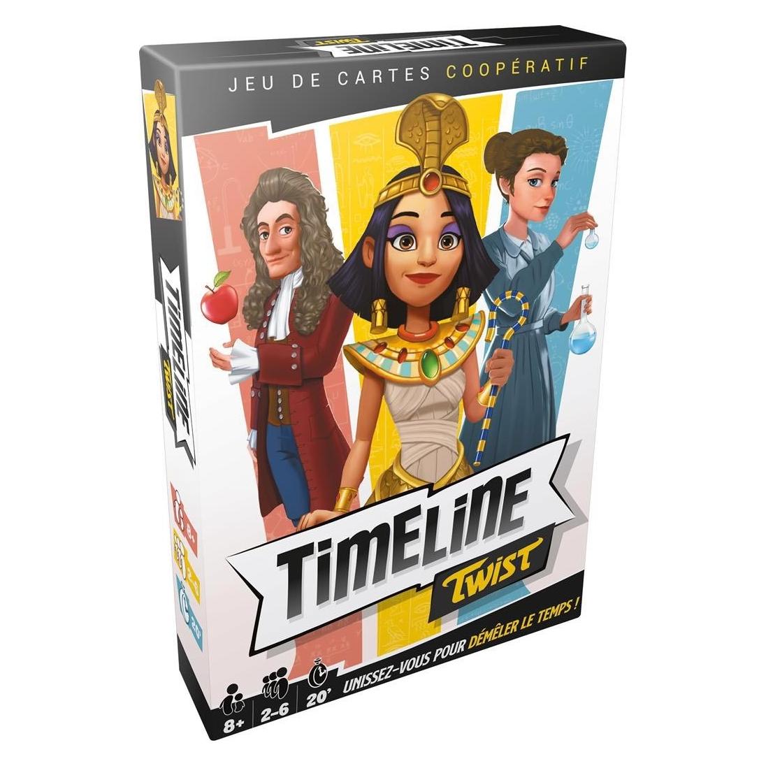 Zygomatic Jeu - Timeline Twist : Coopération (Französisch, 2 - 6 Spieler) (TIMET01A165FR)