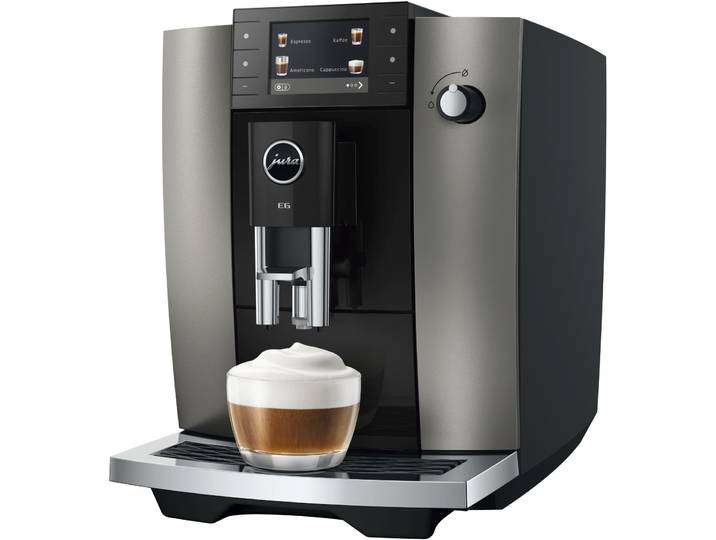 JURA Kaffeevollautomat 15642 E6 (ED) , schwarz (schwarz inox (ed)), B:27cm H:34,8cm T:44,6cm, Kaffeevollautomaten, 17 Spezialitäten, Hot&Light Brew, Energiesparmodus, Kaffeevollautomat
