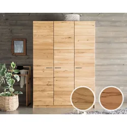 Forestales »San Antonio« Massivholz Kleiderschrank 3-türig Kernbuche