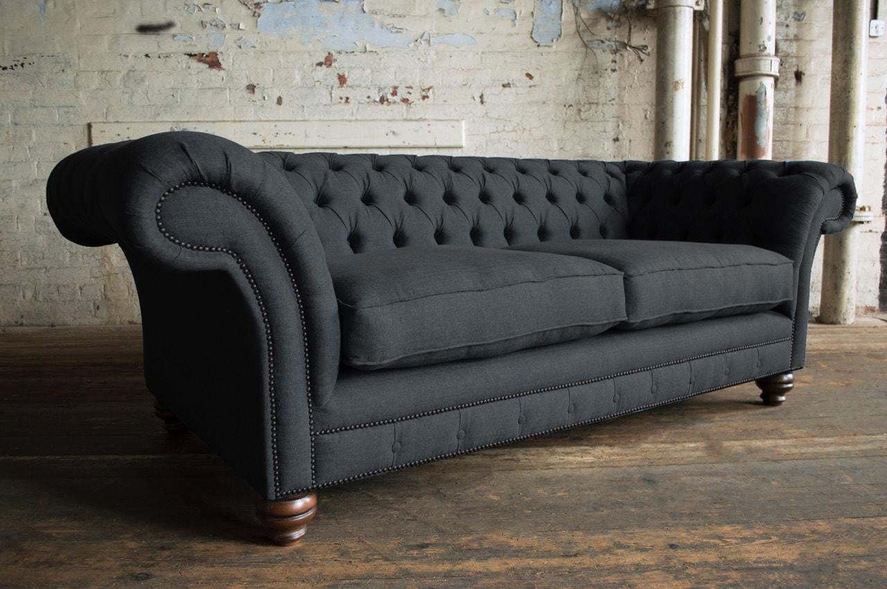 Chesterfield Design Luxus Lederbank voor volwassenen