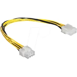 DELOCK 83342 - 8 Pin EPS Verlängerung 30 cm