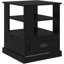 vidaXL Nachttisch Schwarz Eichen-Optik 50 x 50 x 60 cm Holzwerkstoff
