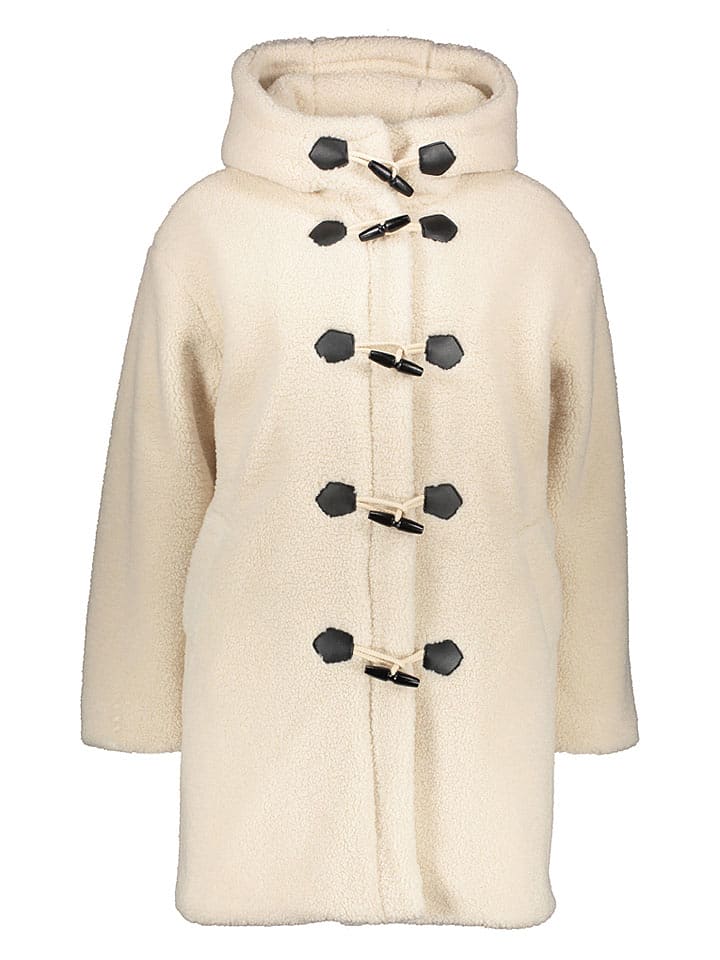 JDY Teddymantel "Nova" in Creme - M