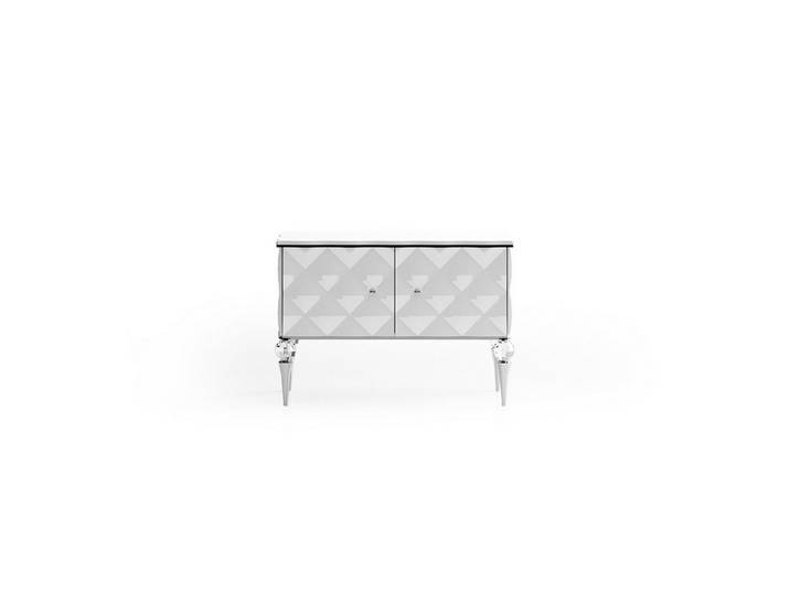 Xlmoebel Sideboard Weißes Holzsideboard von XLMOEBEL im modernen Design (Sideboard), Made in Europa