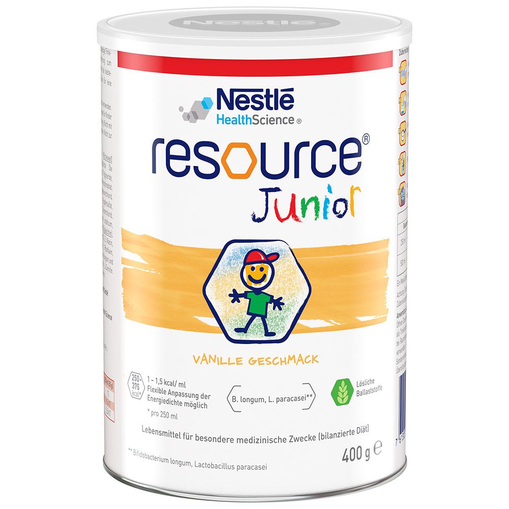Resource Junior Vanille-Geschmack Pulver 12x400 g