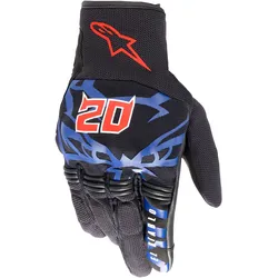 Alpinestars FQ20 Copper, Handschuhe - Schwarz/Blau/Hellrot - M
