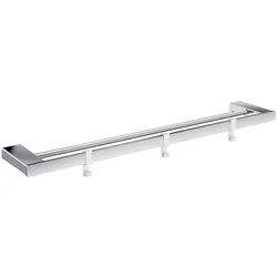 emco loft Doppelbadetuchhalter, 600 mm, 3 Haken, chrom, 056100160 056100160